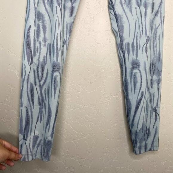 Apana Blue Tie Dye Leggings Small - Picture 3 of 7